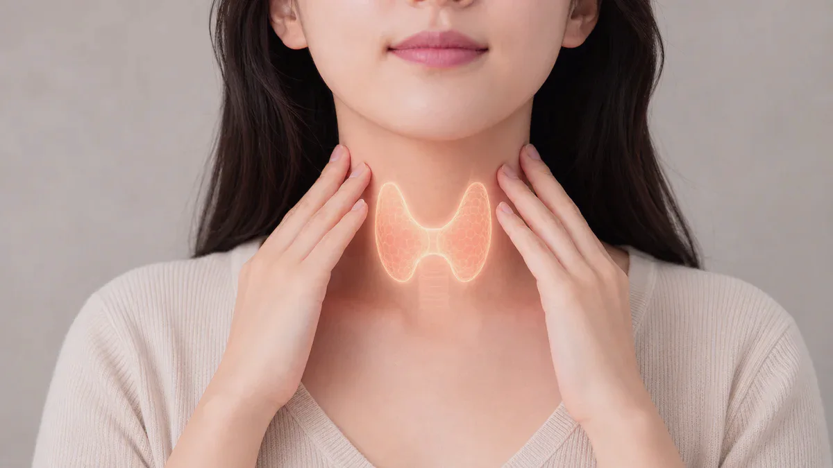 갑상선 질환 증상과 생활 관리에서 확인할 점 내용을 이해하기 위한 갑상선과 에너지 균형 시각 자료