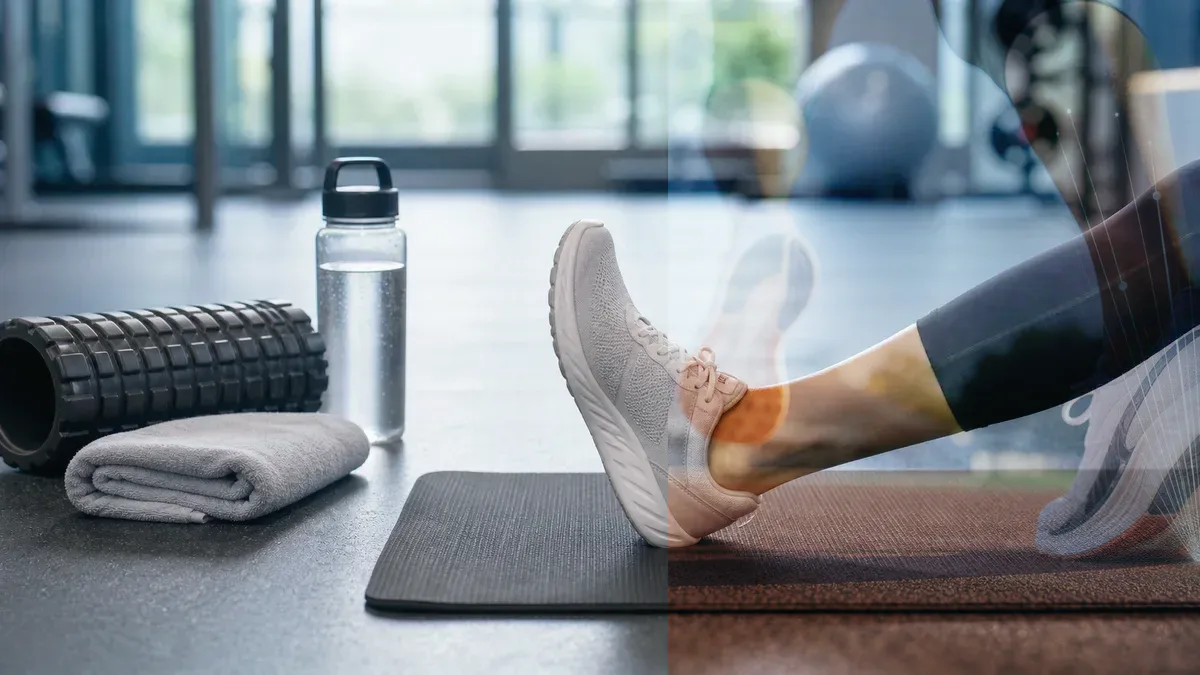 만성피로에 시달리는 사람을 위한 저강도 운동 시작법에서 확인할 달리기와 착지 실천 포인트 시각 자료