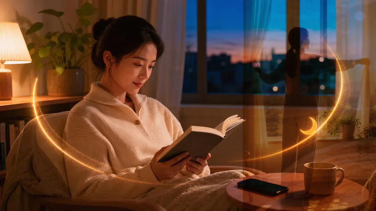 생체리듬을 되찾는 법, 멜라토닌과 코르티솔 사용설명서에서 확인할 생체리듬과 아침 햇빛 실천 포인트 시각 자료