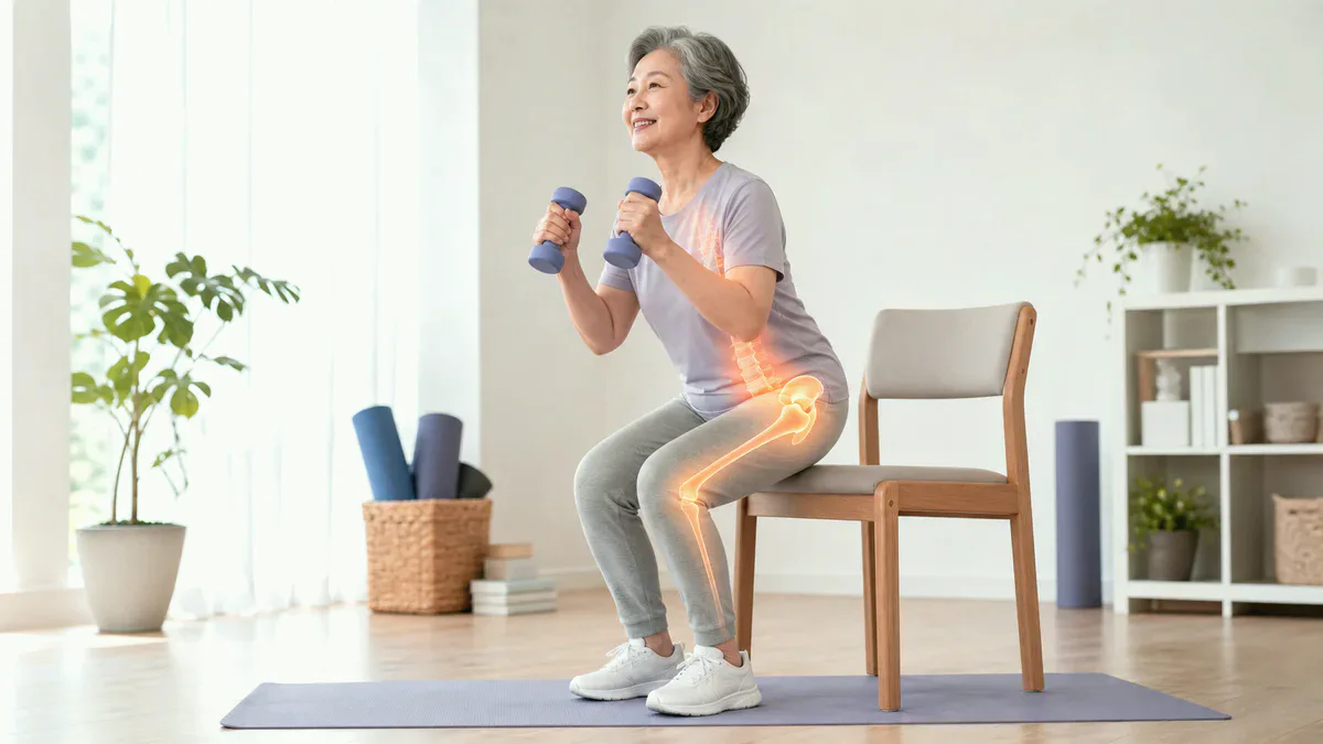 심혈관 건강을 위한 매일 30분 걷기 운동의 효과 내용을 이해하기 위한 뼈 건강과 근력 운동 시각 자료