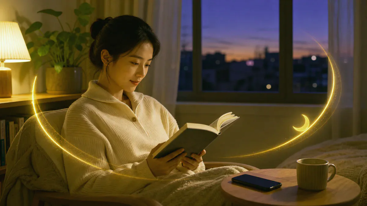 우리는 원래 아침을 먹지 않았다. 내용을 이해하기 위한 멜라토닌과 저녁 리듬 시각 자료