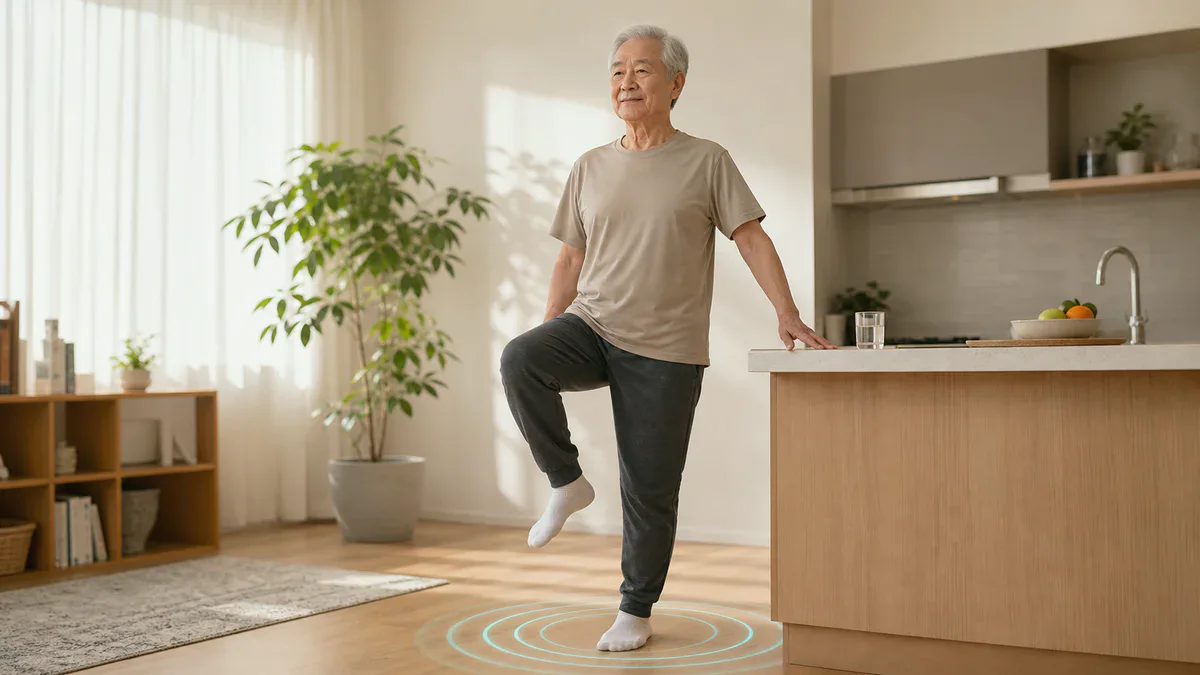 허리 통증의 핵심 정리: 원인부터 병원 선택, 최신 비수술 치료법까지 내용을 이해하기 위한 균형과 낙상 예방 시각 자료