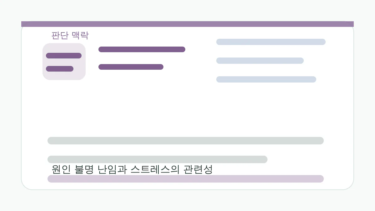 원인 불명 난임과 스트레스의 관련성 내용을 이해하기 위한 임신과 출산 전후 영양 시각 자료